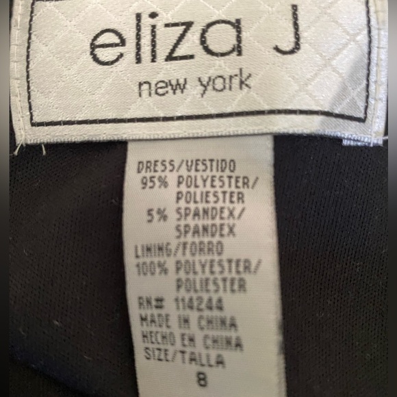 NWT Eliza J Little Black Dress - Picture 4 of 5